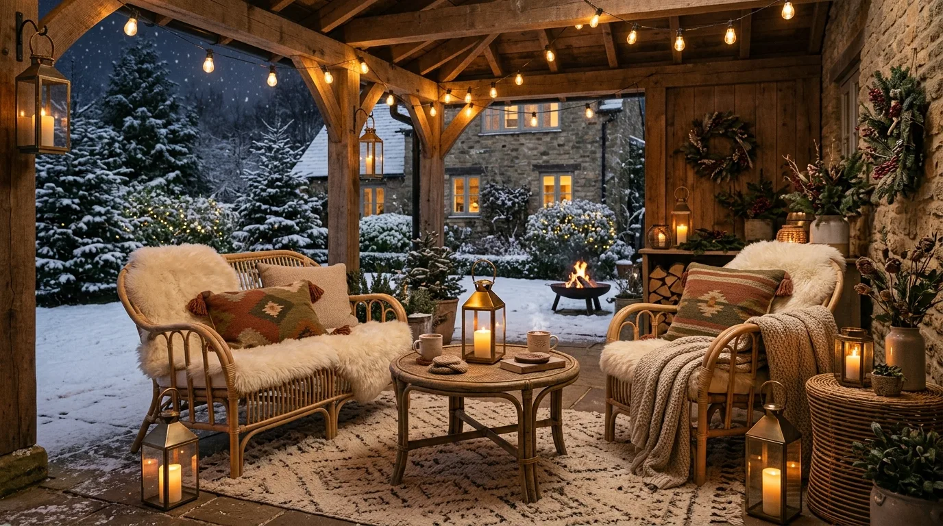 Keep circulation easy so the patio still feels usable inspiration for an outdoor winter patio.